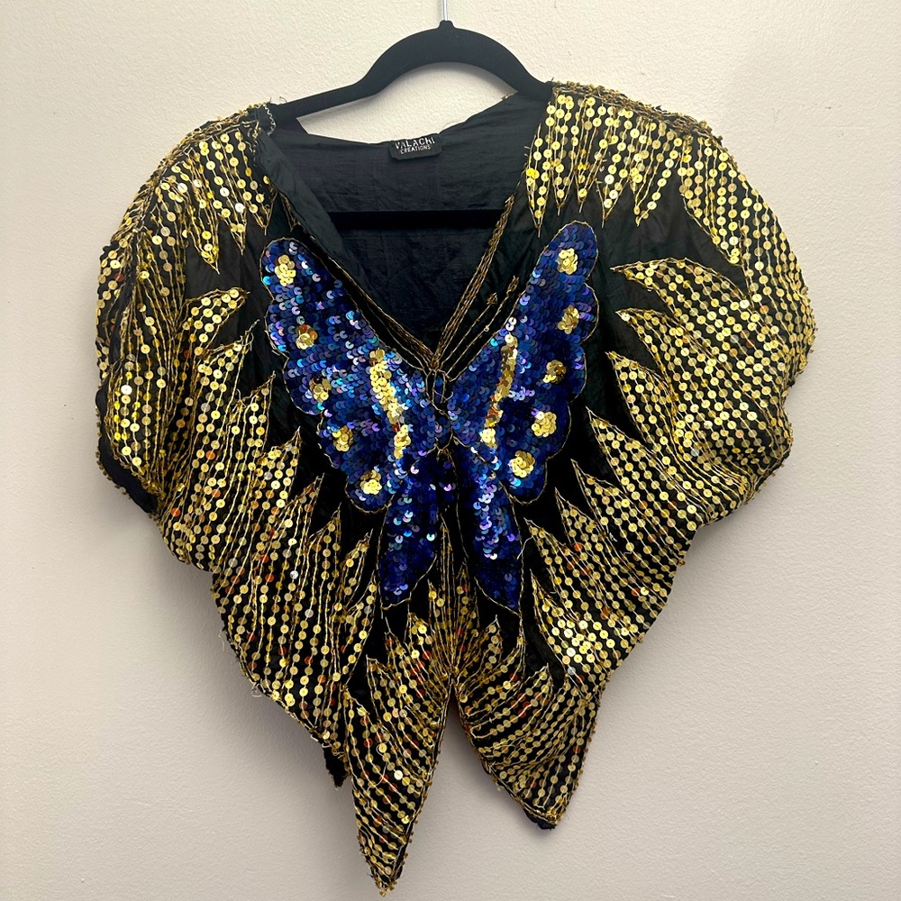 Vintage butterfly top